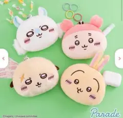 ちいかわ ぬいぐるみ パスケースポーチ全4種類 コンプリートセット vol.2