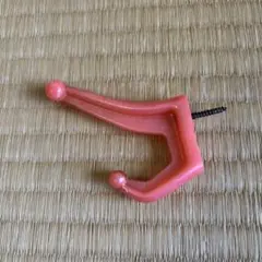 ピンク プラスチック フック ネジ式
