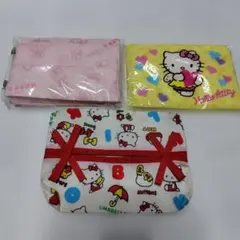 ハローキティ ティッシュ２個とティッシュケースのセット　レトロ　レア
