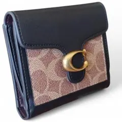 み*ん様 COACH コーチ 二つ折り財布 85994 黒とベージュ