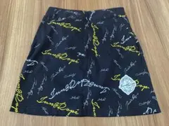 JUN&ROPE' ゴルフ 黒ロゴプリント スカートのサムネイル