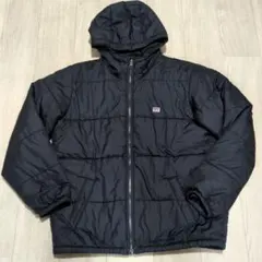 Levi's ブラック ダウンジャケット フード付き