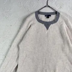 GAP Kids ギャップキッズ ニット セーター 160 バイカラー グレー