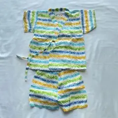 甚平　90サイズ　くろわっさんすべべ　子供服