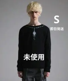 【GRANCY】Print Design Sheer Knit