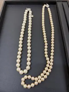 MAJORICA パールネックレス シルバークラスプ108cm - メルカリ