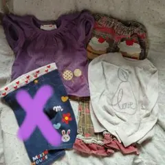 もこもこパジャマ　女の子　100 まとめ買い 12点　KPみみちゃん