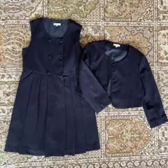 キャサリンコテージ フォーマル 濃紺 ワンピース ボレロ 130