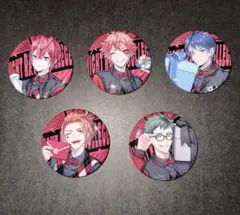 ツイステ ユニオンバースデー グリッター缶バッジ ハーツラビュル セット