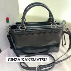 美品♡ 銀座カネマツ ショルダーバッグ トートバッグ 本革 レザーバッグのサムネイル