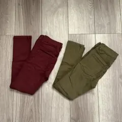 branshes ブランシェス　スキニーパンツ ズボン　ボトムス　裏起毛　120