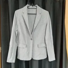 UNIQLO、シンプルコットンジャケット、M、グレー