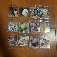 ワンピース ホロ加工ステッカー 12枚セット