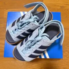 adidas GAZELLE サンダル ブルーのサムネイル