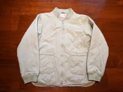 淡いグリーン キルティングジャケット