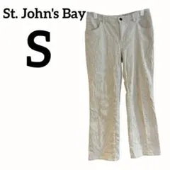 St. John's Bay ホワイトベージュ カジュアルパンツ 6P 【S】