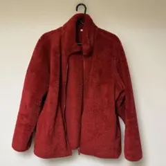 赤いフリースジャケット XLサイズ