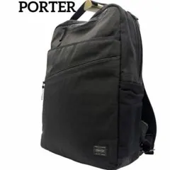 現行タグ　ポーター ハイブリッド リュック A4可 ブラック