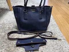 Samantha Vega ネイビー トートバッグ