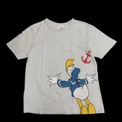 ハ*ん様 00s ベルメゾン ディズニー コラボ ドナルドダック プリント Tシのサムネイル