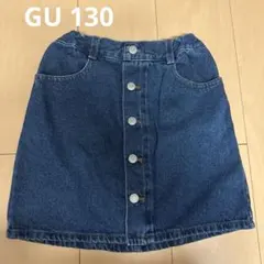 子供服　女の子　GU デニムスカート 130cmのサムネイル