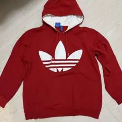 adidas Originals トレフォイル パーカー レッドのサムネイル