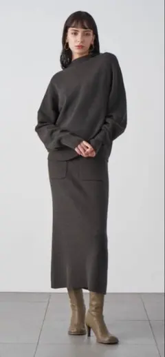 Mila Owen袖ボリュームニットスカートセットアップ