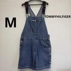 TOMMY HILFIGER デニム オーバーオール ショート丈 サロペットのサムネイル