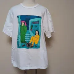 PUNYUS グラフィックプリント 半袖Tシャツ ホワイトのサムネイル
