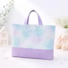 ハンドメイド　レッスンバック　シンプル