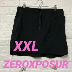 ZEROXPOSUR ブラックミニスカート 【XXL】