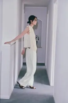 【新品タグ付き】ZARA ZW COLLECTION フリル胸当てシャツ S