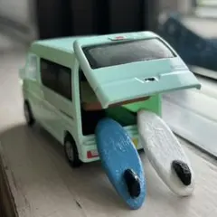 サーフィン インテリア 「お手軽サーフトリップ気分」ダイハツ ハイゼット