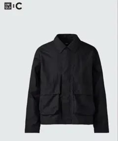 UNIQLO C コットンショートブルゾン ブラック XLサイズ 完売品