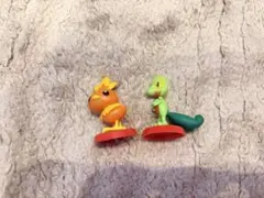 ポケモン チョコエッグ フィギュア☆アチャモ キモリ