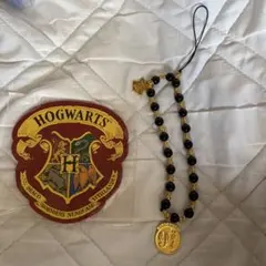 ハリーポッター ホグワーツ コースターとストラップ 2点セット
