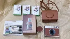 ほぼ新品 instax mini EVO＋フィルム30枚＋カバーなど