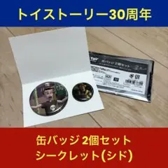 【トイストーリー】30周年 缶バッジ2個セット〈シークレット〉