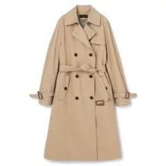 新品　les mues アオキ トレンチコート 就活 ライナー付き ベージュ S