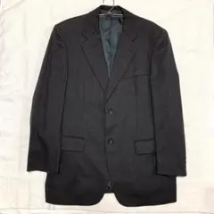 【ジョルジーニ】テーラードジャケット 毛100％ 肩パッド有 日本製 98AB6