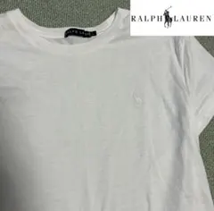 RALPH LAUREN 半袖 Tシャツ 白ロゴ刺繍 ホワイトのサムネイル