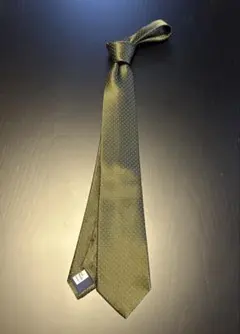 ⭐️FAIRFAX フェアファクス◇ドット柄 ネクタイ◇ダークグリーン⭐️美品