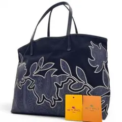 ETRO　エトロ　トートバッグ　ペイズリー柄　pvc　レザー　A4◎　肩掛け◎のサムネイル