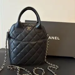 CHANEL チェーンショルダーバッグ キャビアスキン シャネル ブラックのサムネイル