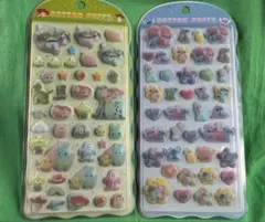 正規品★コットンパフィー　トイ•ストーリー、スティッチ　2点セット
