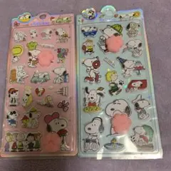 スヌーピー肉球シール2枚