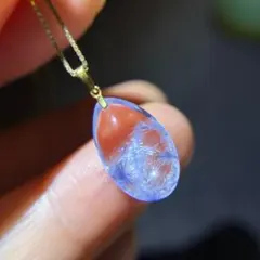 ⭐︎【天然】ブルールチル デュモルチエライト ペンダントトップ s925 