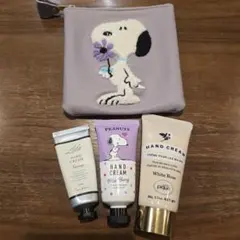 スヌーピー ポーチ ジェラピケ ハンドクリーム