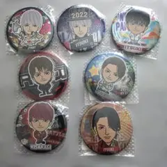 藤原樹 缶バッジ 7個セット　【おまけ付き】