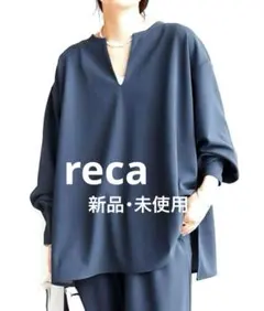 reca キーネックカットジョーゼットブラウス【新品・未使用】のサムネイル